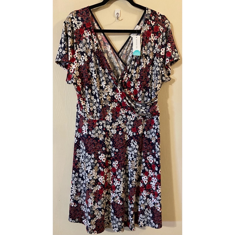 Kaileigh Arnandine Short Sleeve Knit Dress